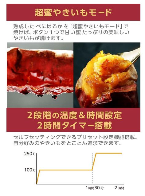超蜜やきいもトースター KLYM-001B