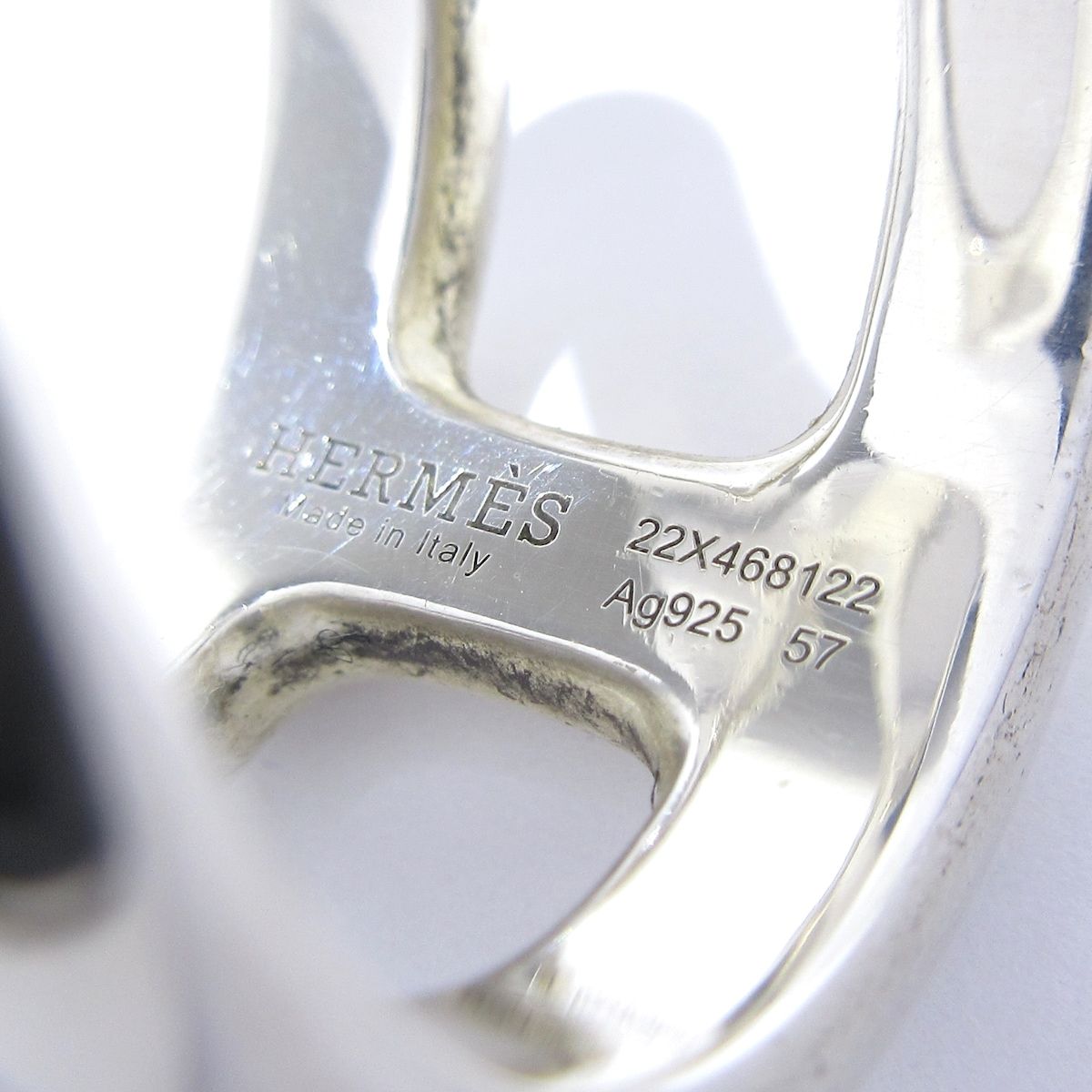 HERMES Osmos エルメス オスモズ リング 57 シルバー 指輪 HERMES