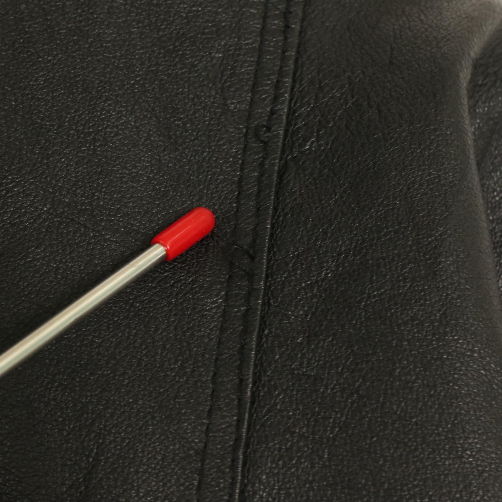 90年代 JOHN ASHFORD レザージャケット ブラック (メンズ L) 中古 古着  