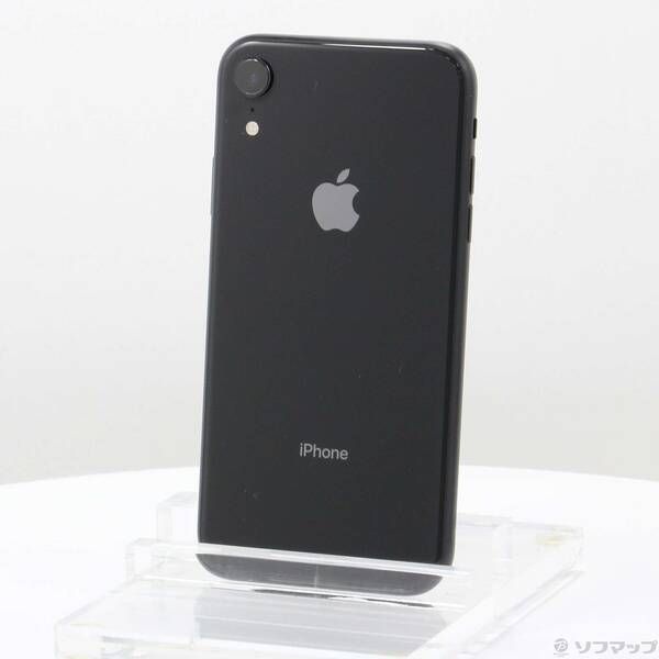 品〕 iPhoneXR 64GB ブラック MH6U3J／A SIMフリー【262】 【正規販売店】