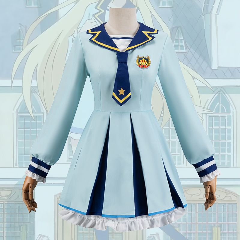 コスプレ ドレス 虹野夢 アイカツ 夏服 JK制服 セーラー服風