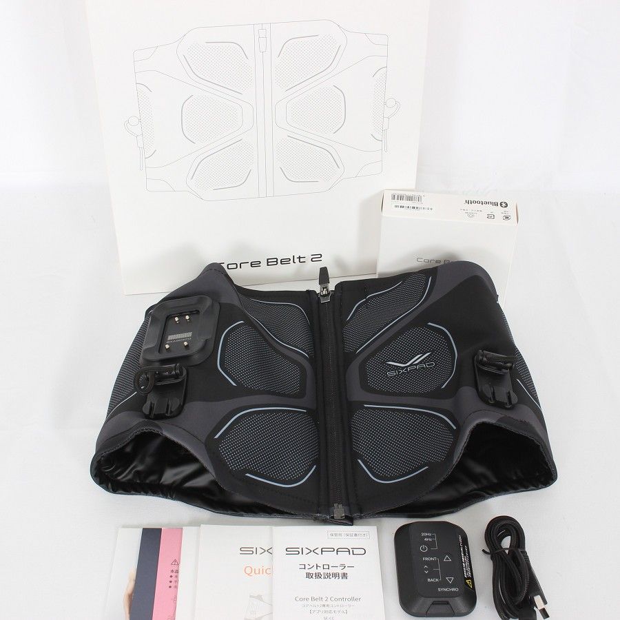 MTG SIXPAD Core Belt 2 SE-CB-03A-S Sサイズ コントローラー付 シックスパッド コアベルト2 本体