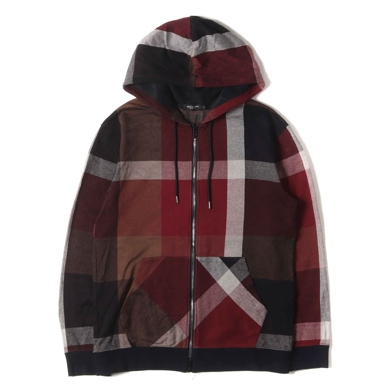 BLACK LABEL CRESTBRIDGE ジップパーカー M BLACK LABEL CRESTBRIDGE ブラック レーベル クレストブリッジ
