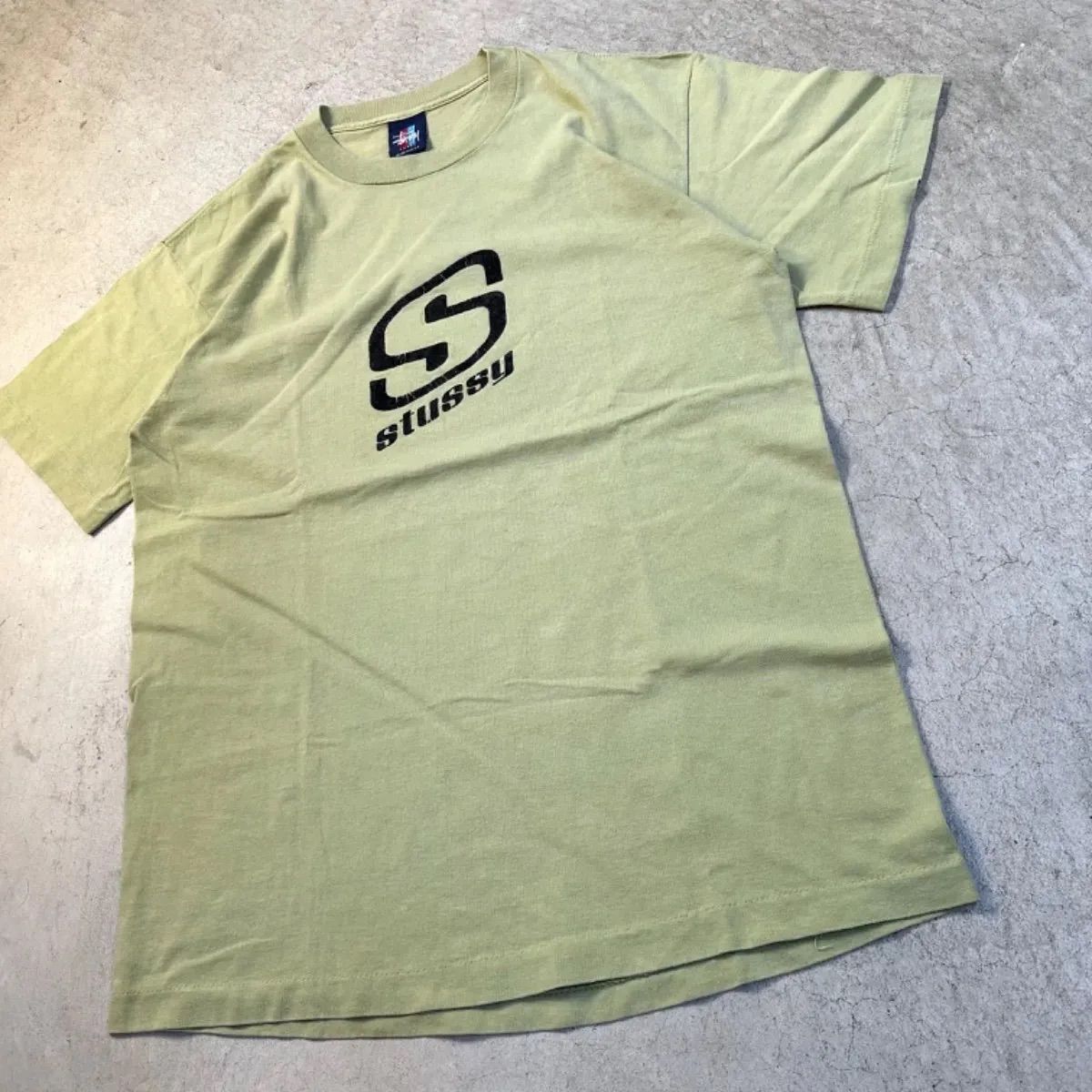 90s stussy old stussy オールド ステューシー Tシャツ Sロゴ シングル 