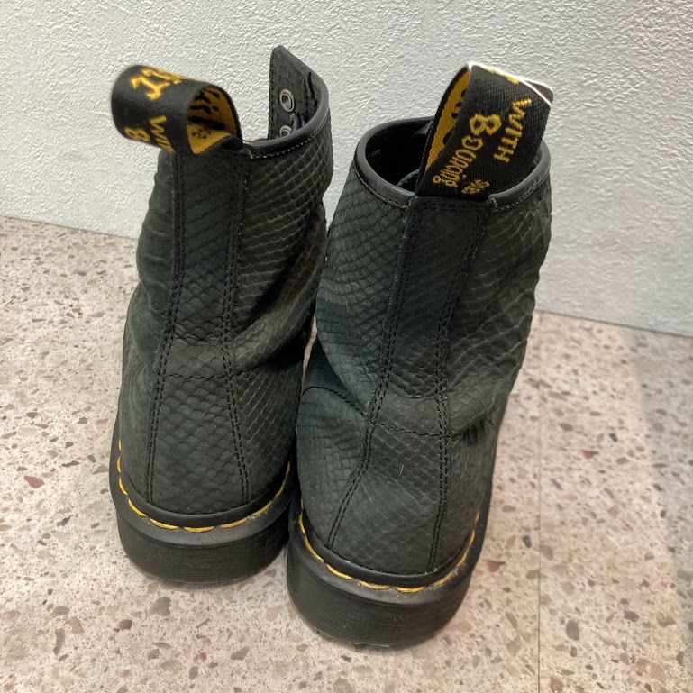 ◇ DR. MARTENS ドクターマーチン 1460 8ホールブーツ パイソン 型押し