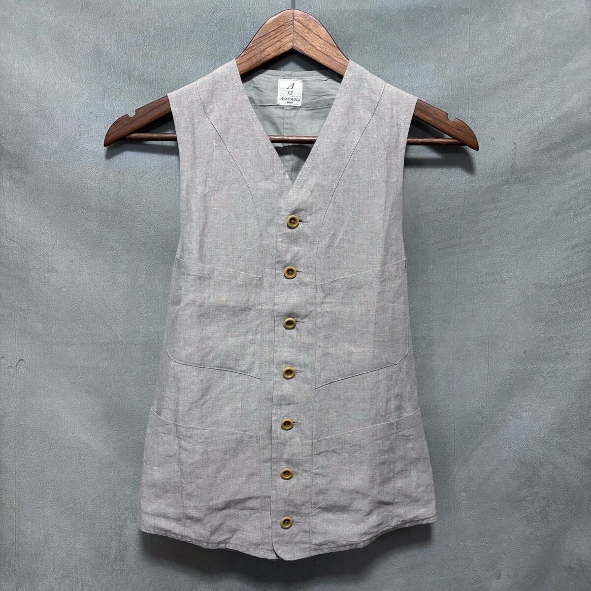 Anatomica Sagan Vest サイズM ベージュ Anatomica Sagan Vest サイズM ベージュ