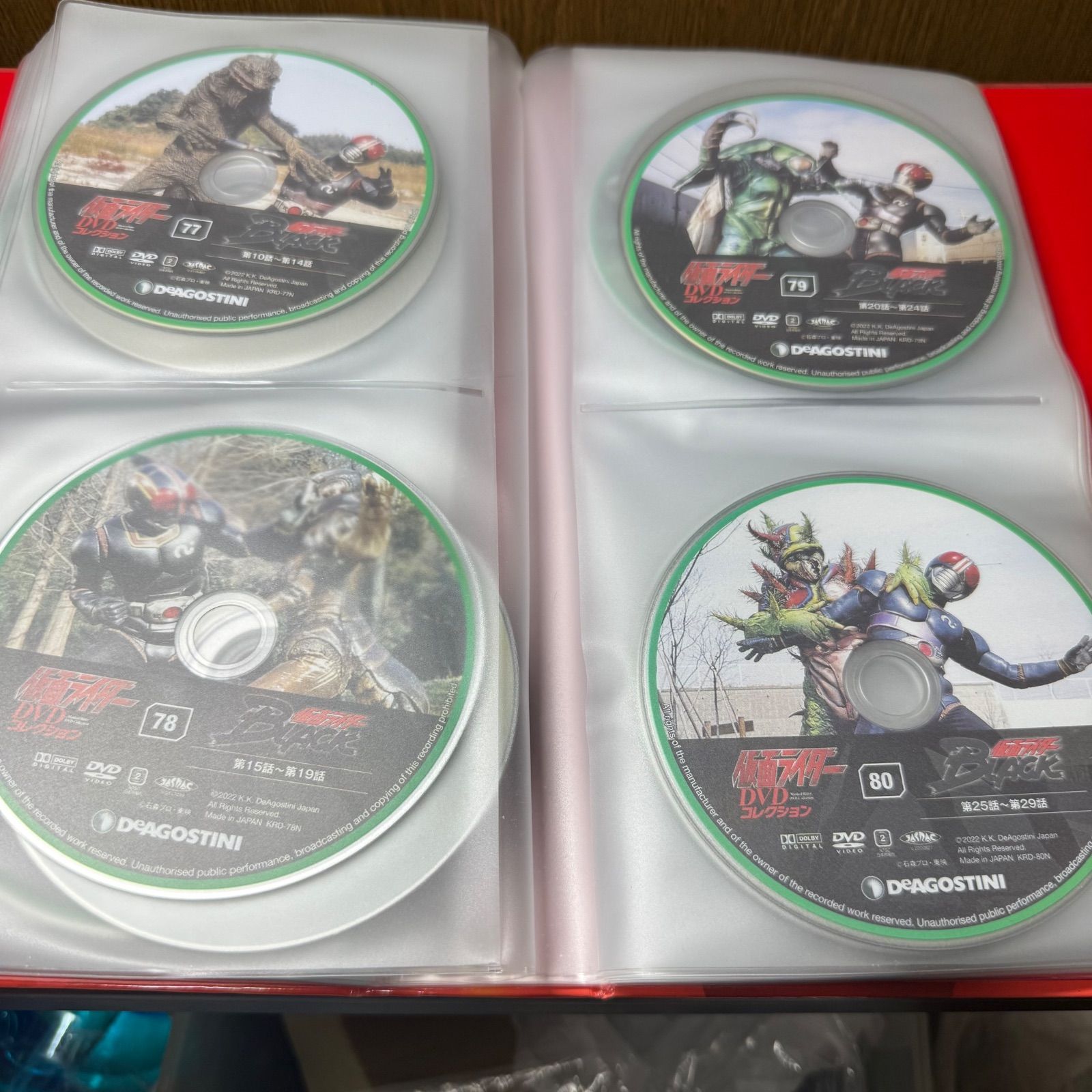 デアゴスティーニ 仮面ライダーDVDコレクション全110枚セット