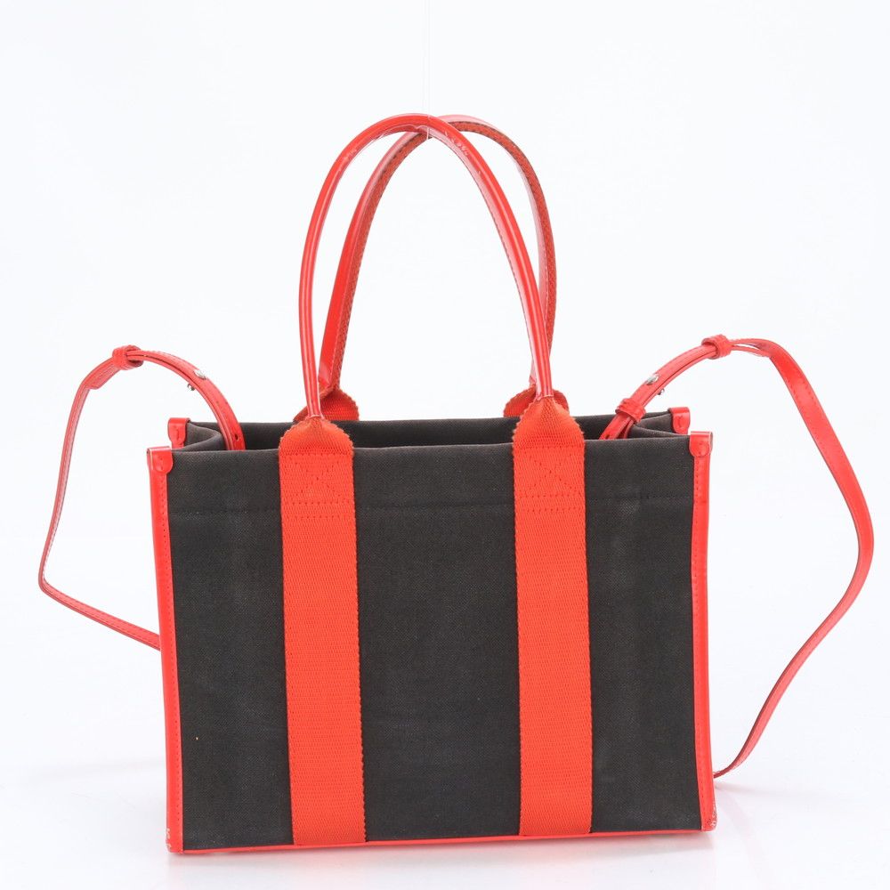 美品 バレンシアガ ハードウェア ブラック レッド レザー 2WAY