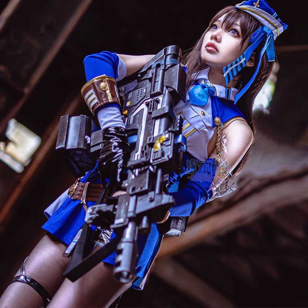 勝利の女神 NIKKE マリアン KIYOVI コスプレ ウィッグ 武器追加可
