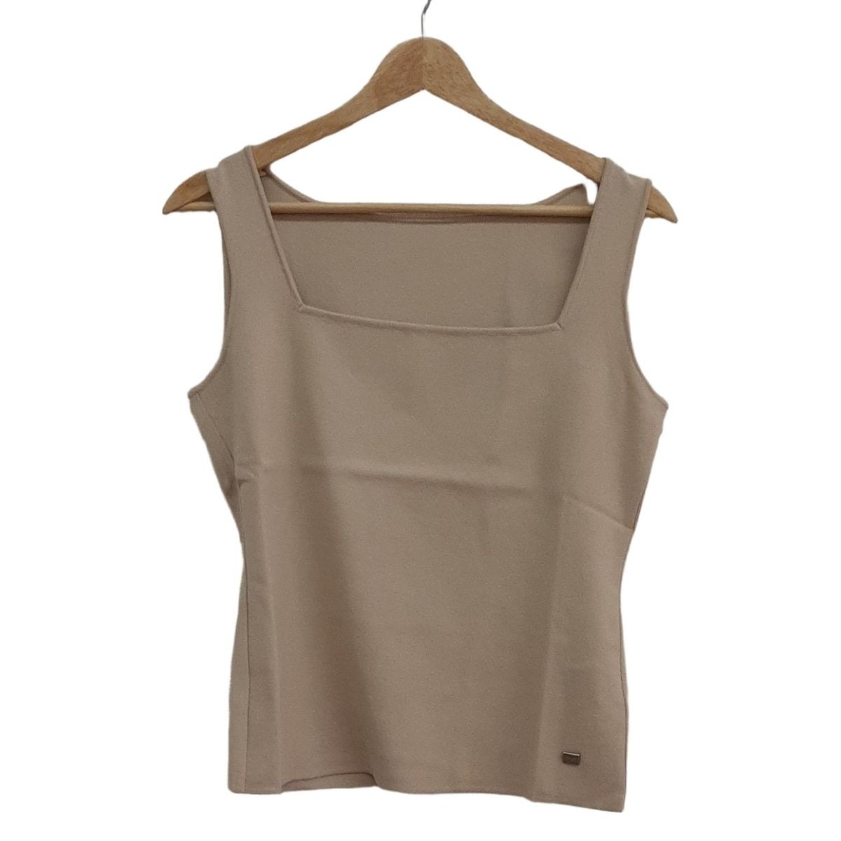 FOXEY NEW YORK フォクシーニューヨーク ノースリーブセーター サイズ42 L レディース - 26915 ベージュ