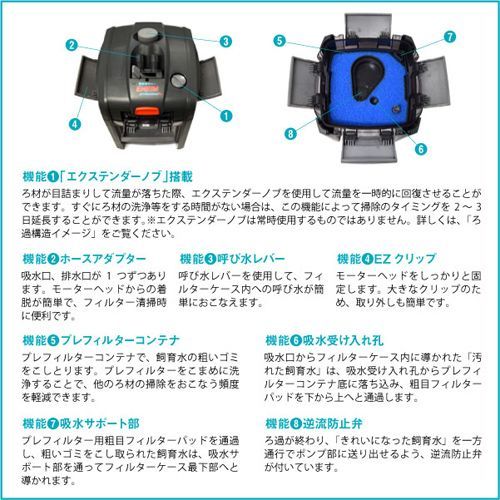 外部フィルター 淡水海水両用