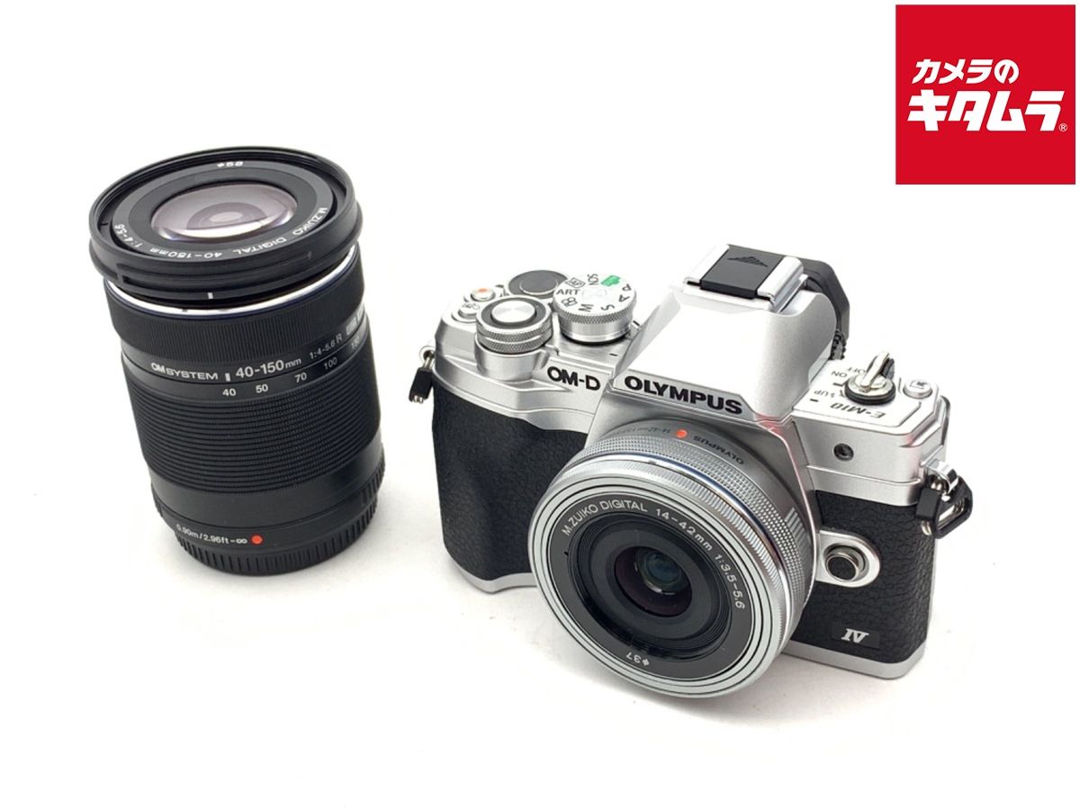 オリンパス OM-D E-M10 MarkIV EZダブルズームキット シルバー