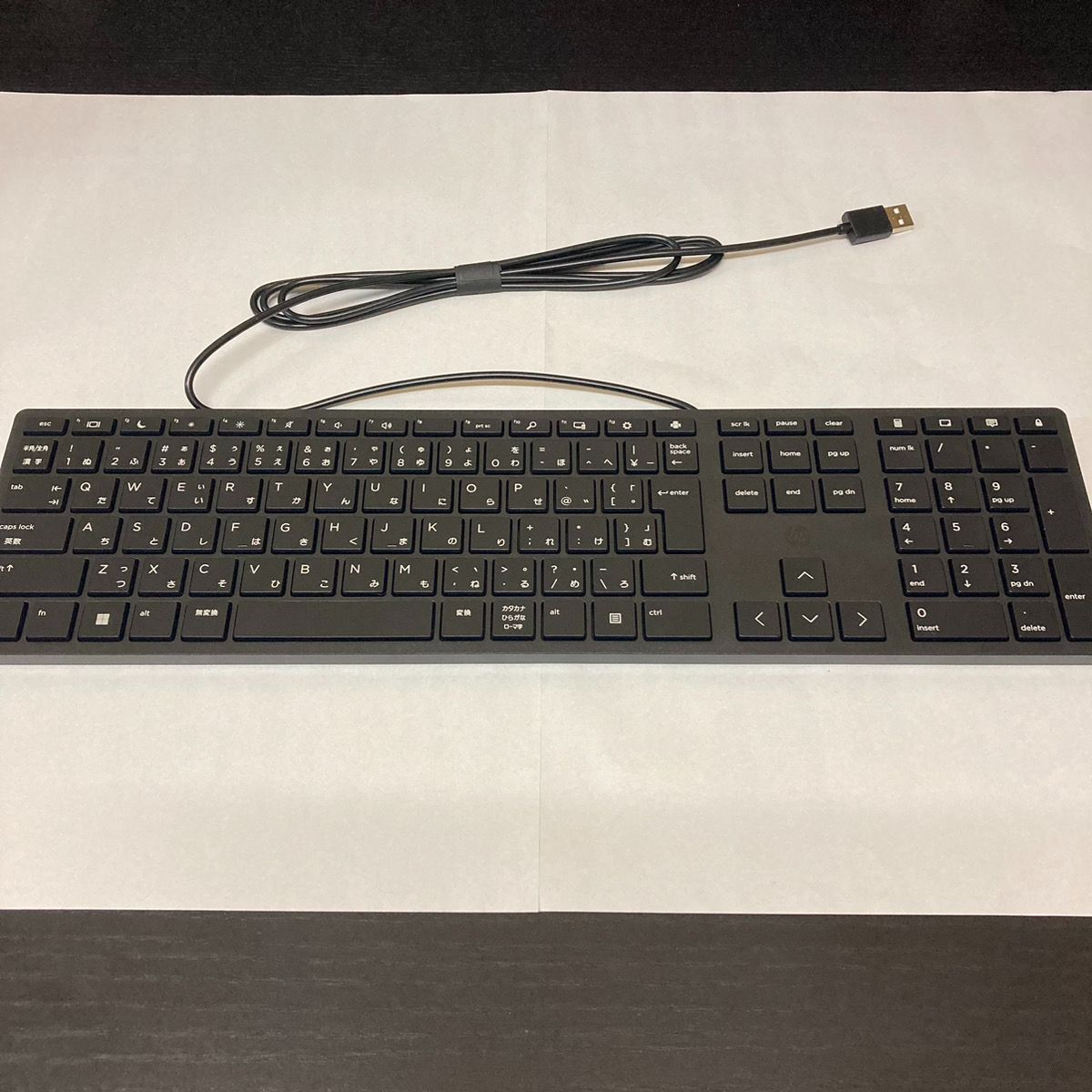 HP Halley USB Keyboard DIB JYP L96909-291 有線キーボード ワイド 