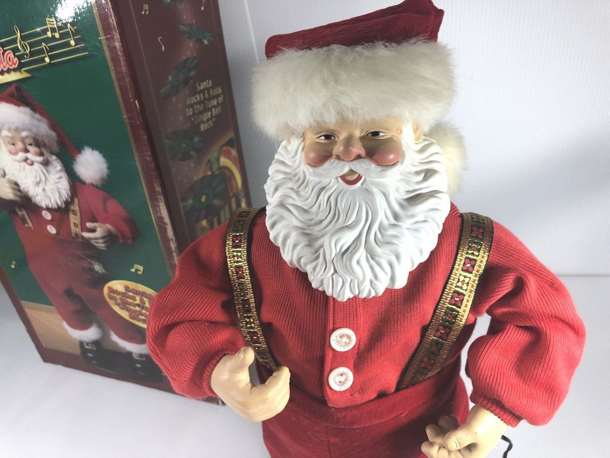 ジングル ベル ロック サンタ 中古 腰振りサンタ 動作品 箱 説明書 AC