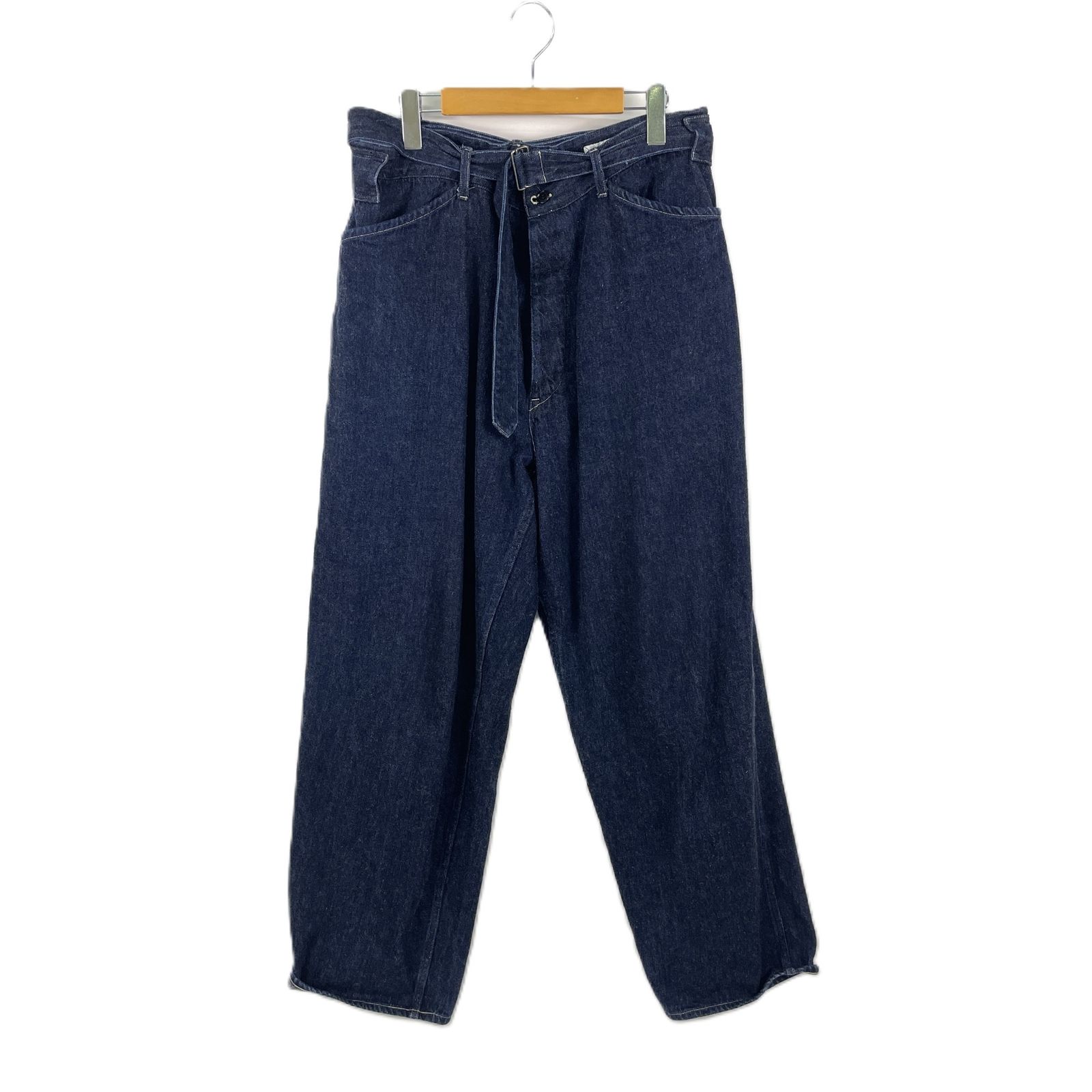 COMOLI コモリ 23/SS X01-03001 デニムベルテッドパンツ ジーンズ 
