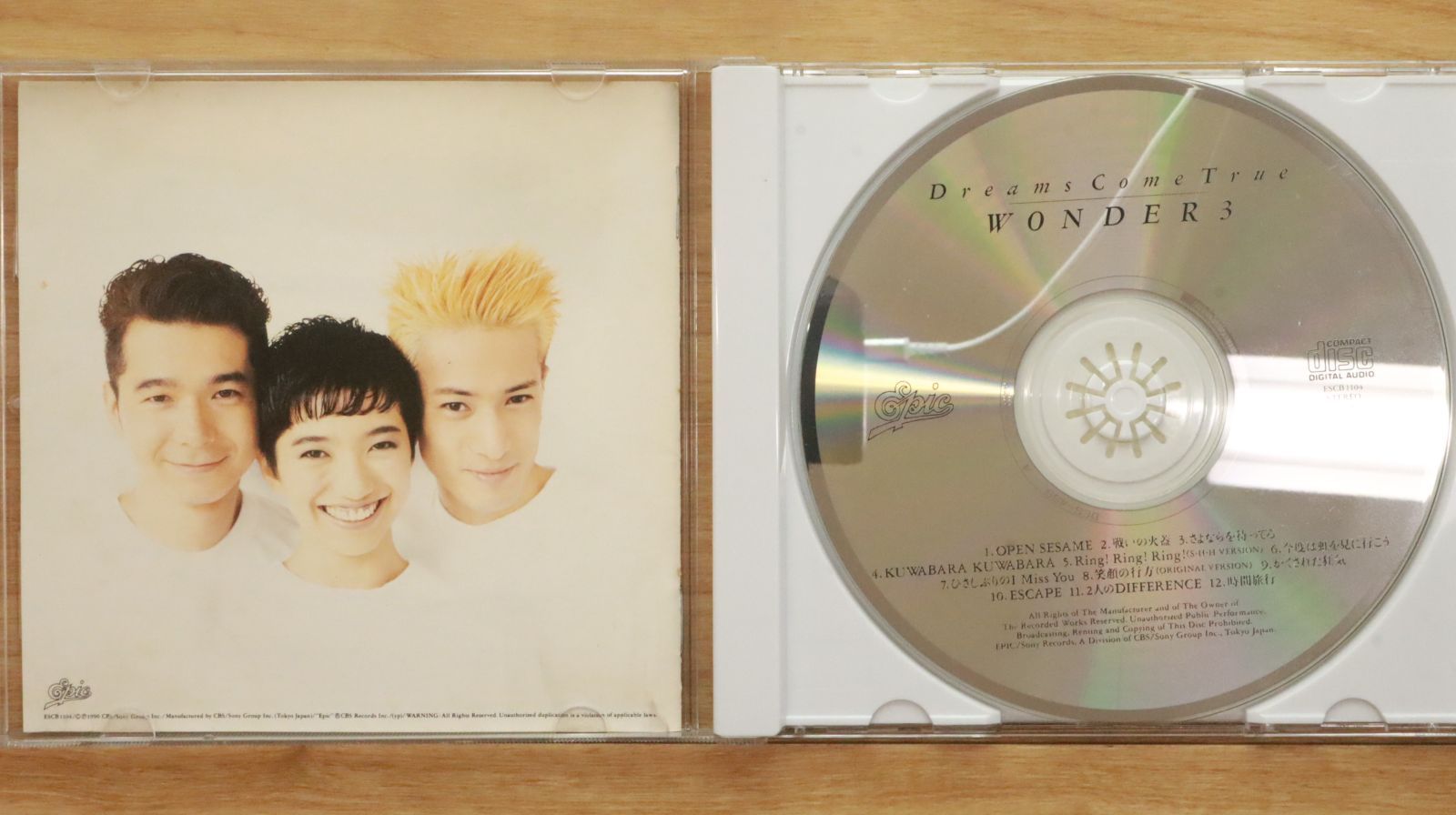 ドリームズ・カム・トゥルー WONDER 3 MD 国内盤CD☆ドリームズ・カム・トゥルー/DREAMS COME TRUE