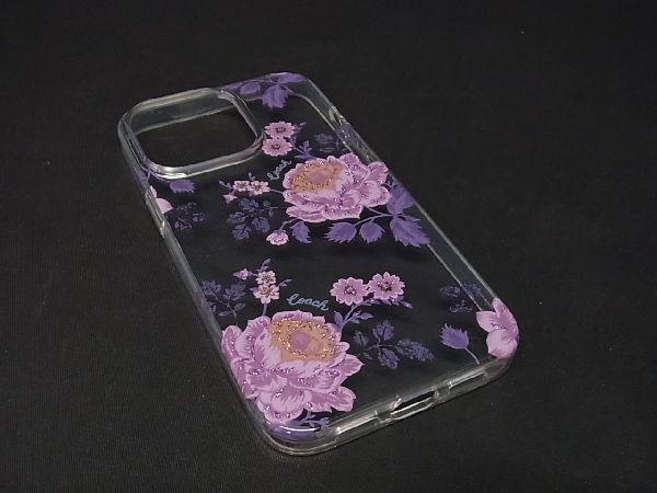 □新品□未使用□ COACH コーチ フラワー 花柄 iPhone13 Pro 対応