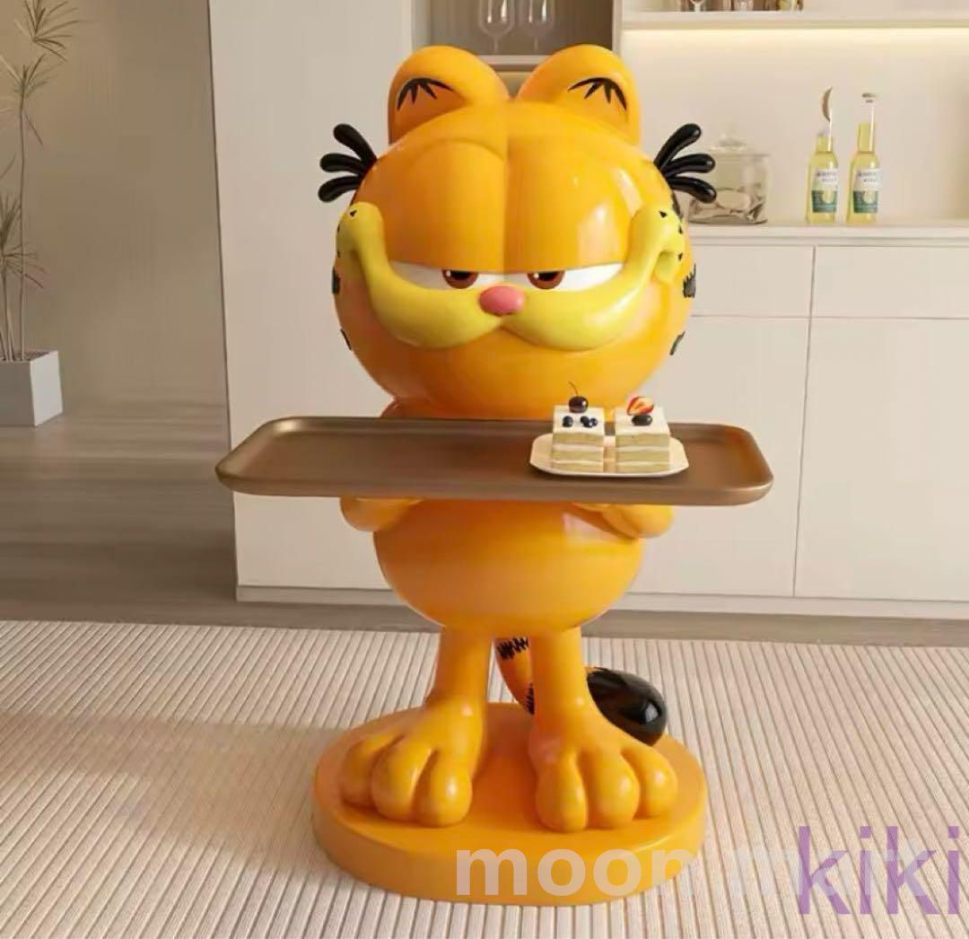 新品　ガーフィールド 特大 インテリア サイドテーブル 置物 新品 ガーフィールド 特大 インテリア サイドテーブル 置物