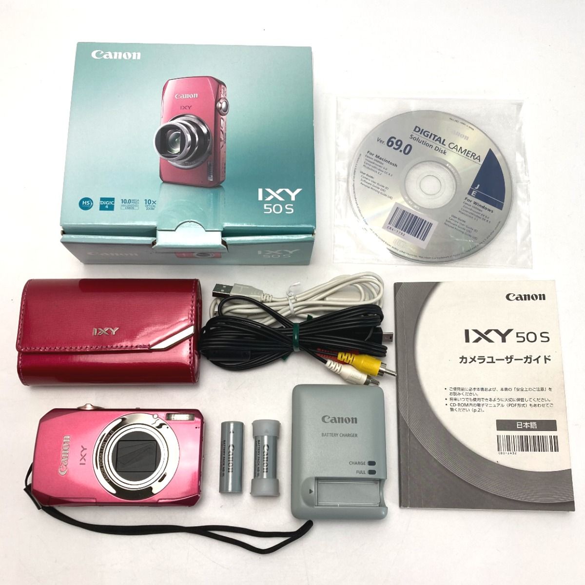 CANON キャノン IXY 50S ピンク コンパクトデジタルカメラ き
