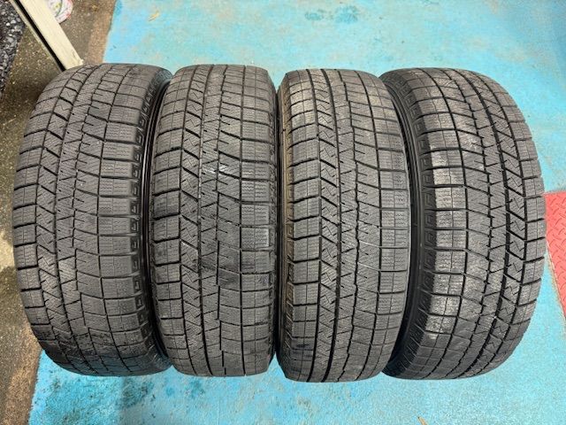 走行短め【DUNLOP WINTER MAXX SJ8 175/80R15】スタッドレス【TOPY 