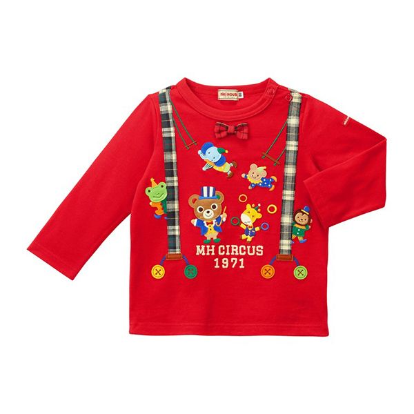 ○30％OFFセール○ミキハウス mikihouse 長袖Tシャツ 90cm 赤