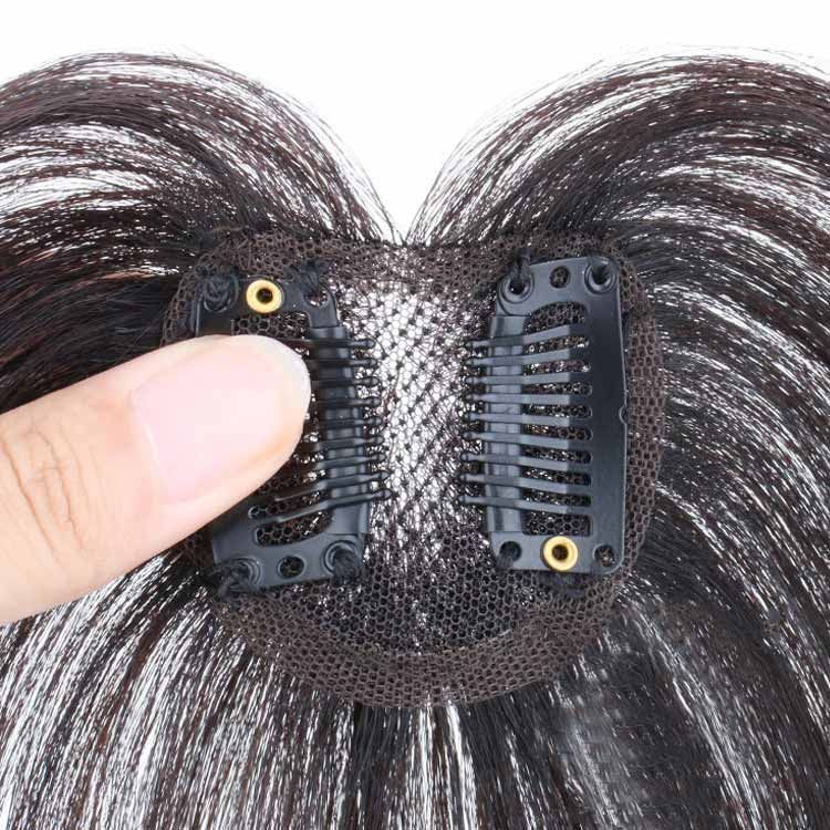 前髪頭頂部増毛ウィッグヘアピース 人毛つむじ隠し白髪隠しボリューム左分けブラック 楽天市場】部分ウィッグ 頭頂部 白髪隠し ヘアピース ウィッグ