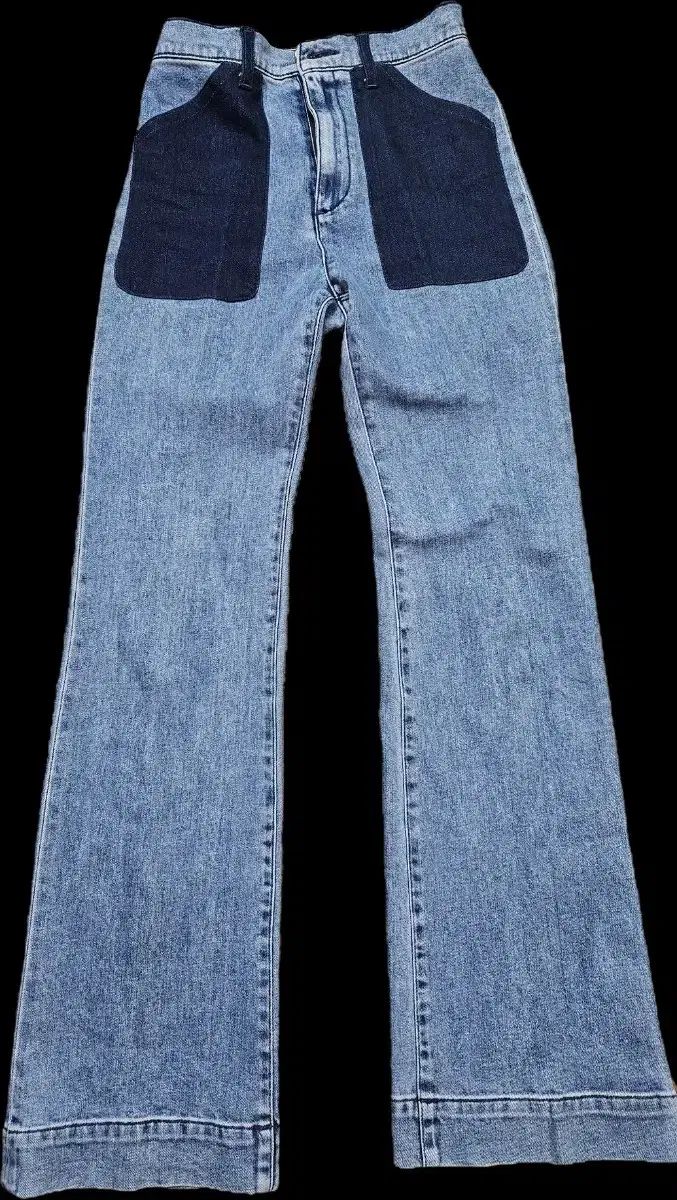 MANY MORE MONG バイ ブーツカット デニム ズボン XSサイズ