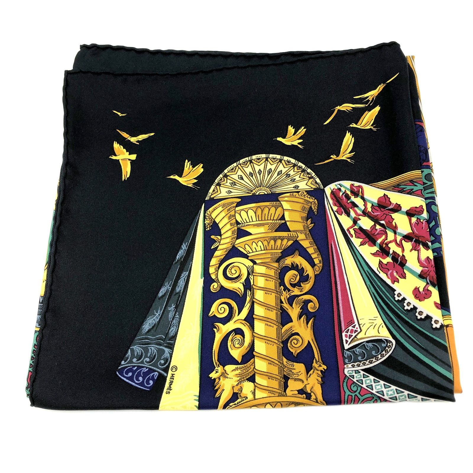 エルメス カレ90 L'ATLANTIDE シルクスカーフ - メルカリ