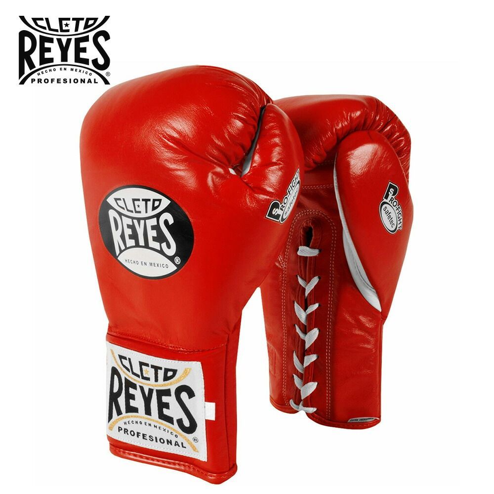 REYES レイジェス ボクシンググローブ 【レッド 8オンス】 紐 本革