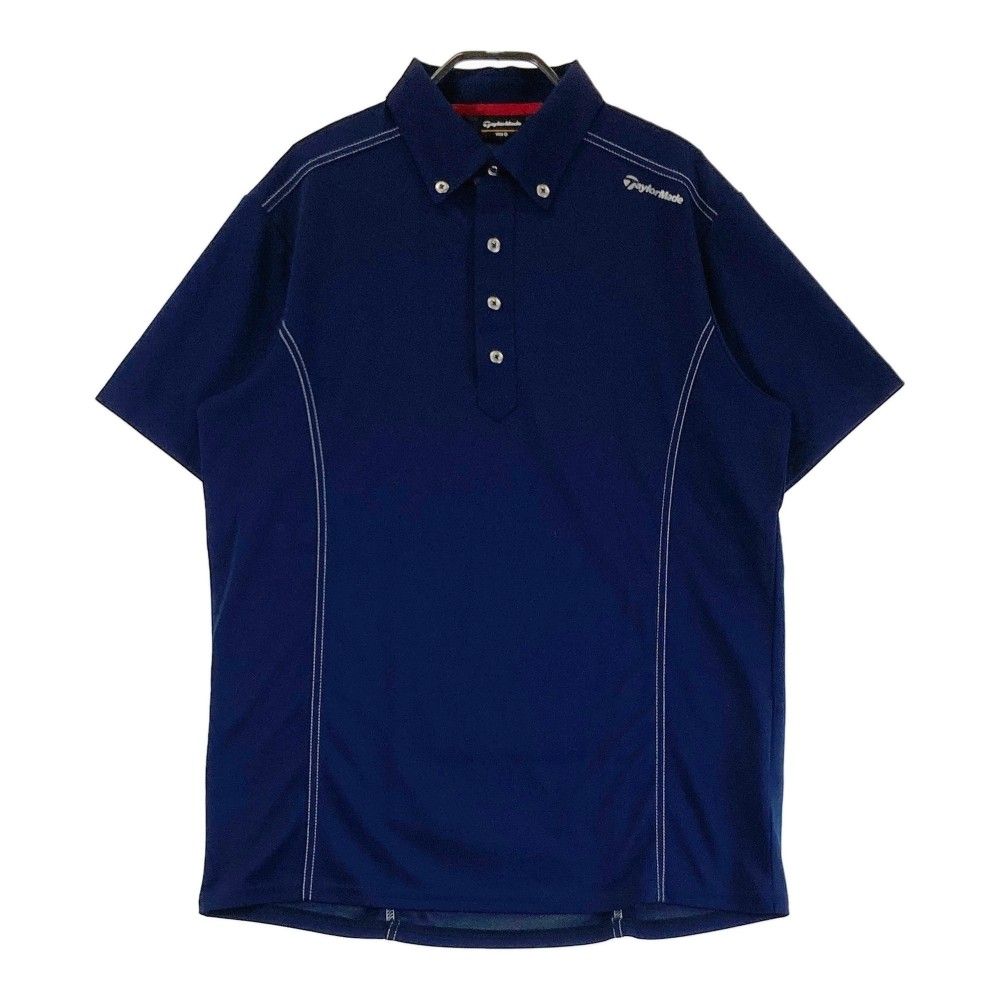 サイズ：O TAYLOR MADE テーラーメイド 半袖ポロシャツ ボタンダウン