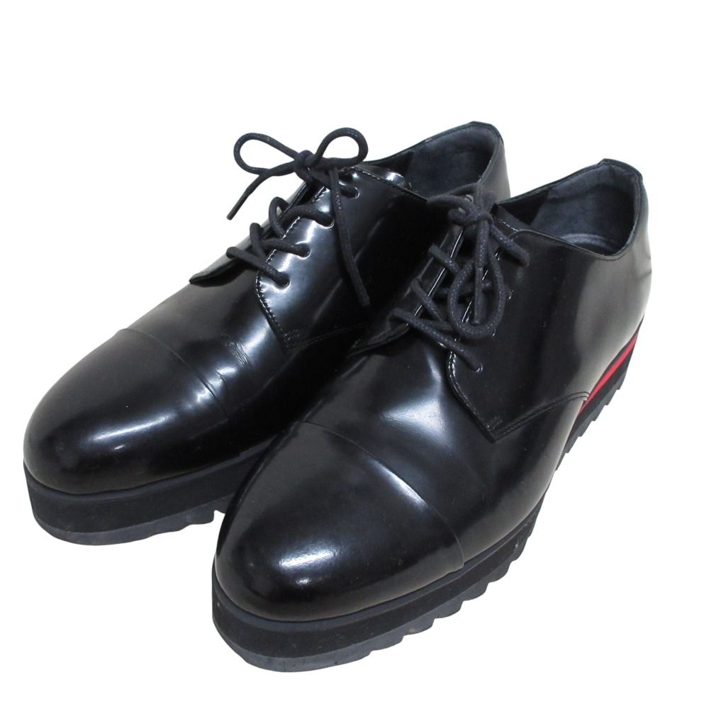 ONITSUKA ブラック レースアップシューズ 美品 Onitsuka Tiger オニツカタイガー ダービー