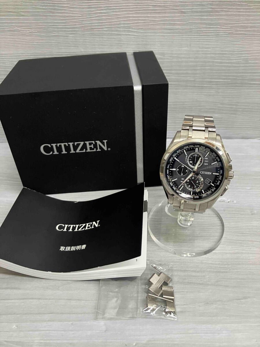 シチズン CITIZEN アテッサ H804-T018696 電波ソーラー 楽天市場】☆良品【CITIZEN】シチズン アテッサ エコドライブ