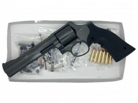 マルシン　モデルガン組立キット  Su0026W M586 6インチ DAVISタイプ プラグリップ仕様 HW
