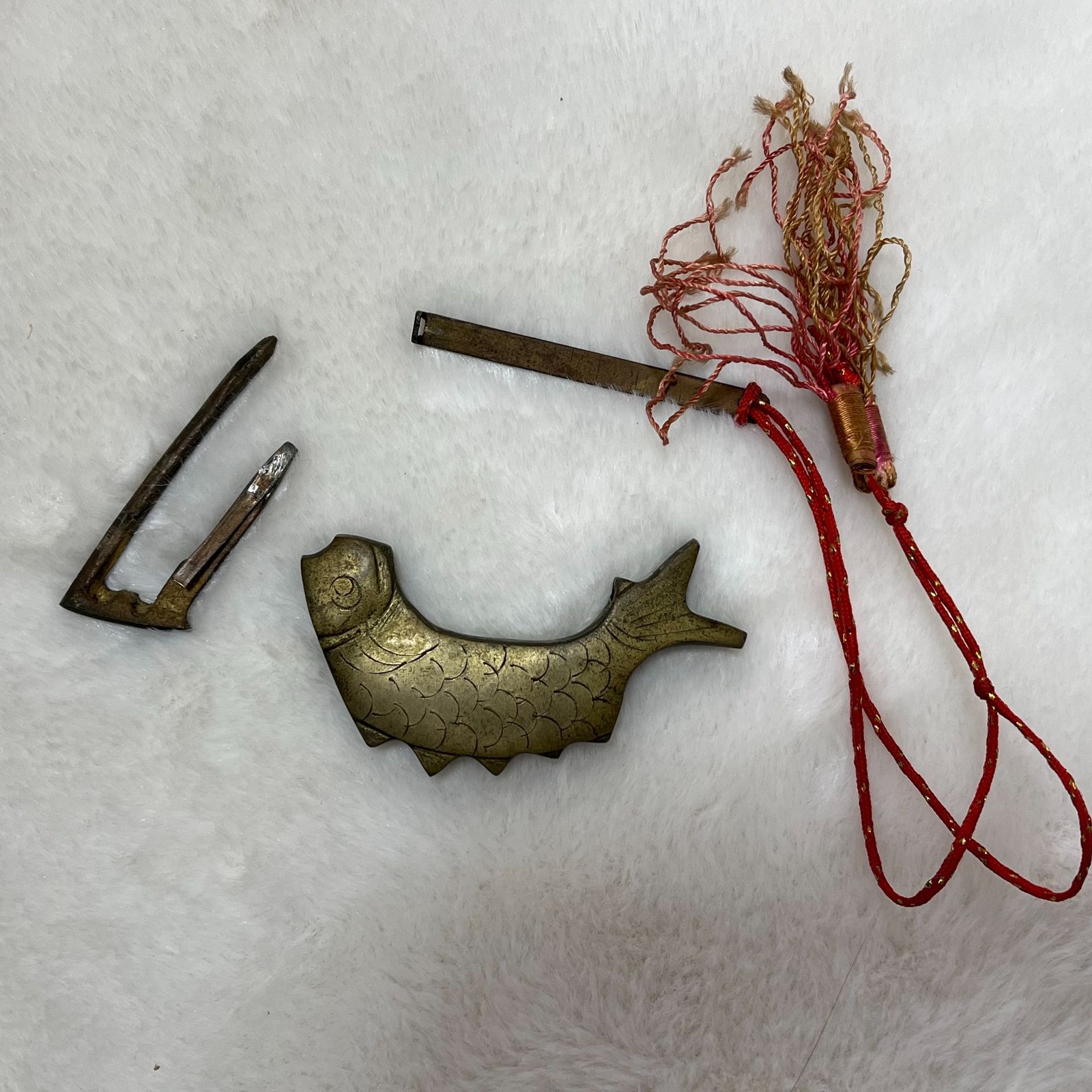 複数引出し 魚型錠前