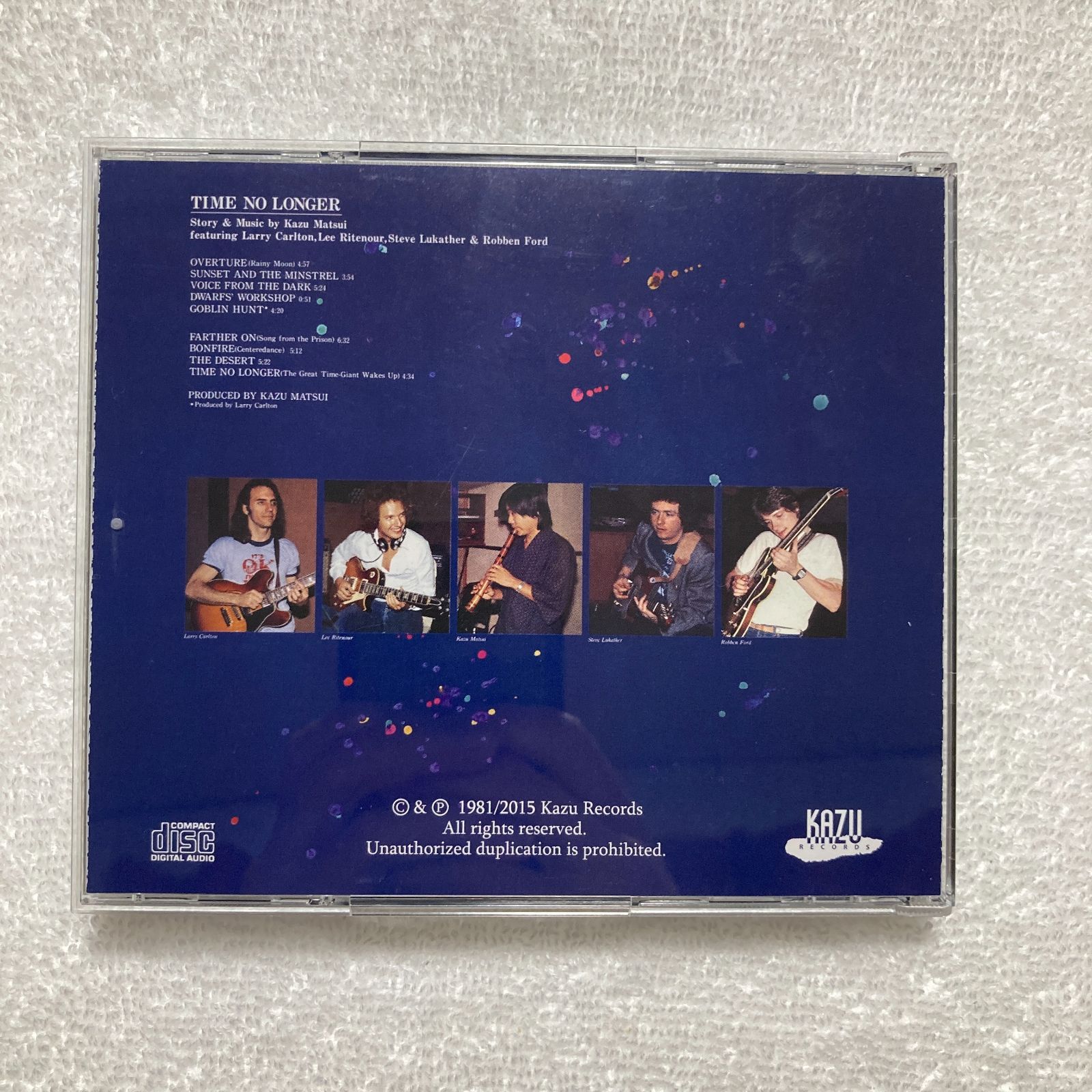 AOR 紙ジャケットCD カズ・マツイ・プロジェクト/タイム・ノー・ロンガー Amazon.co.jp: TIME NO LONGER: ミュージック