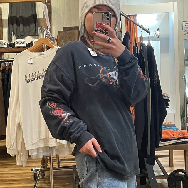 HARLEY DAVIDSON ロンT ハーレーダビッドソン BIGGS L Harley-Davidson/ハーレーダビッドソン】ロンT - メルカリ