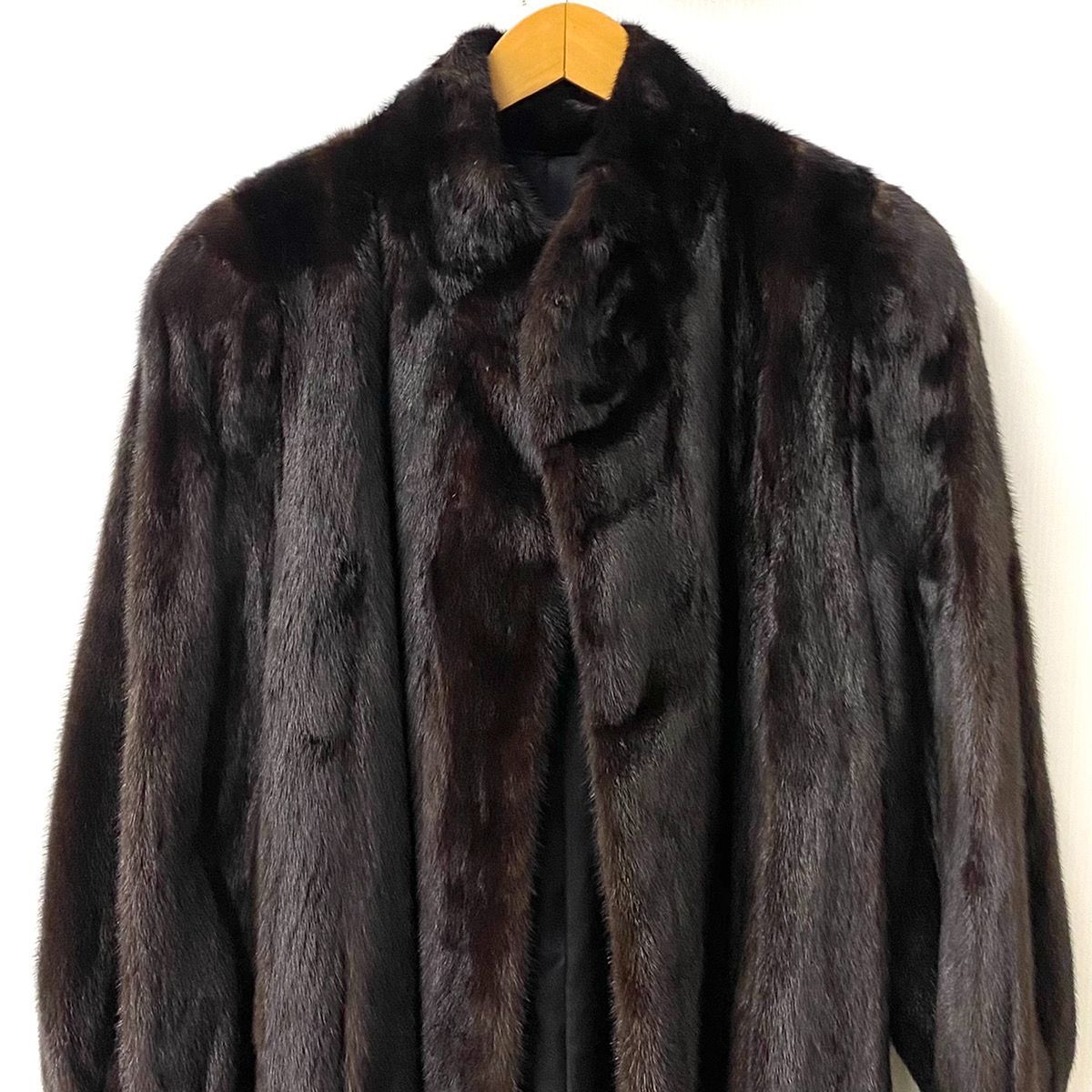 BLACK GLAMA ブラック グラマー ミンク 毛皮 コート 茶色 ブラウン