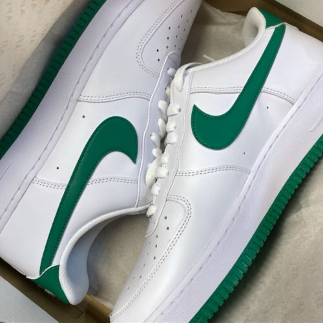 ナイキ エアフォース1 ロー ホワイト/マラカイト 新品　27cm Nike Air Force 1 Low 