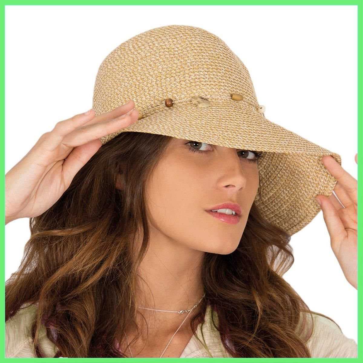 サングローブ UVカット帽子 麦わら帽子 レディース 日焼け防止 ハット 調節