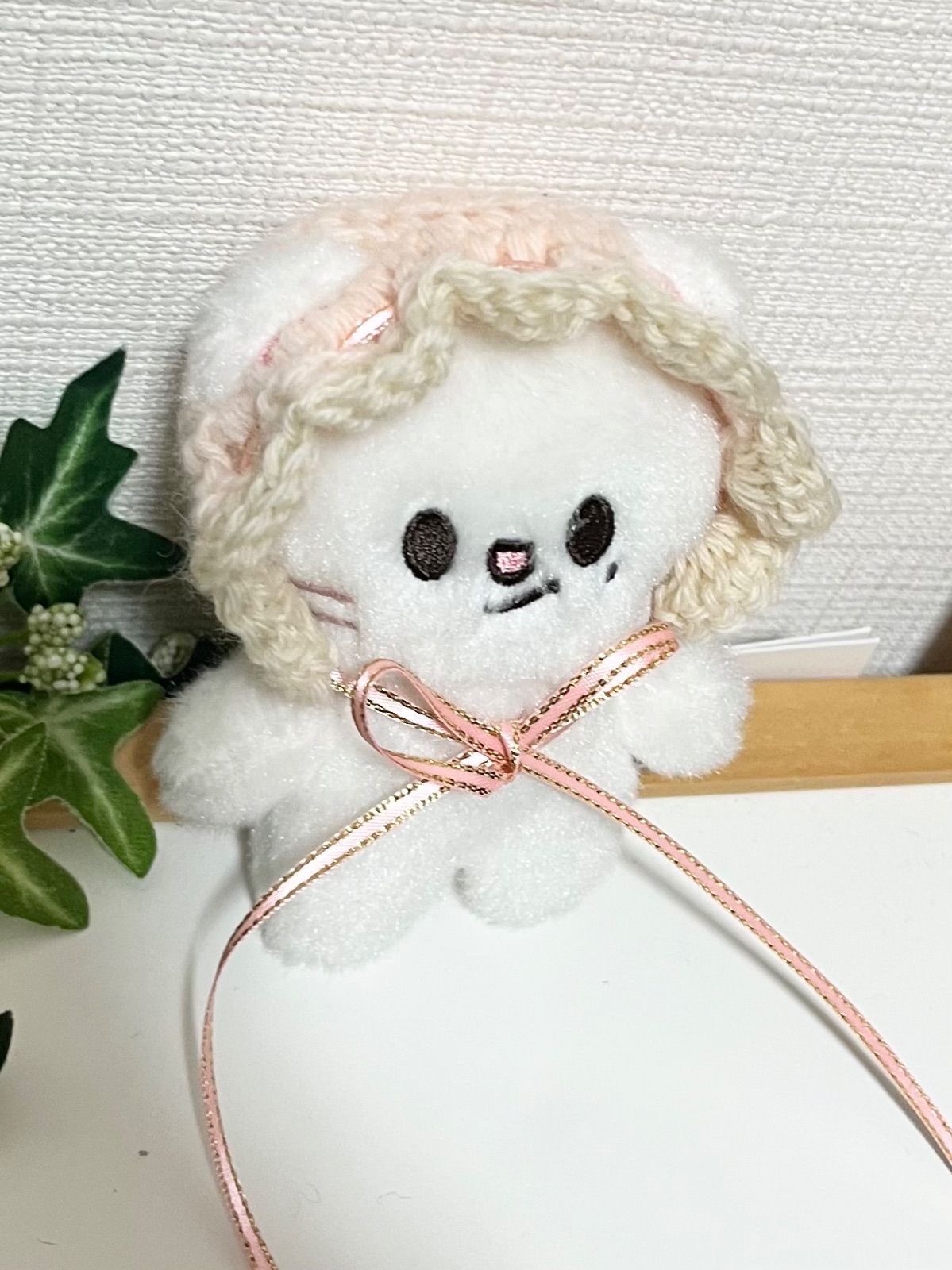 skzoo ベビーボンネット 10センチぬいぐるみ用（耳の穴あり