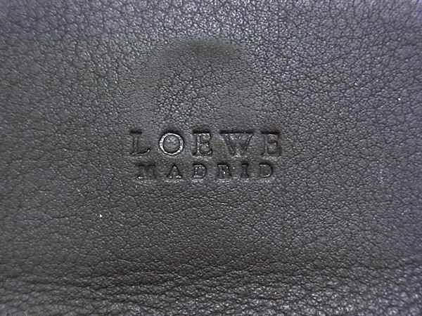 □極美品□ LOEWE ロエベ アナグラム スエード×レザー シガレット