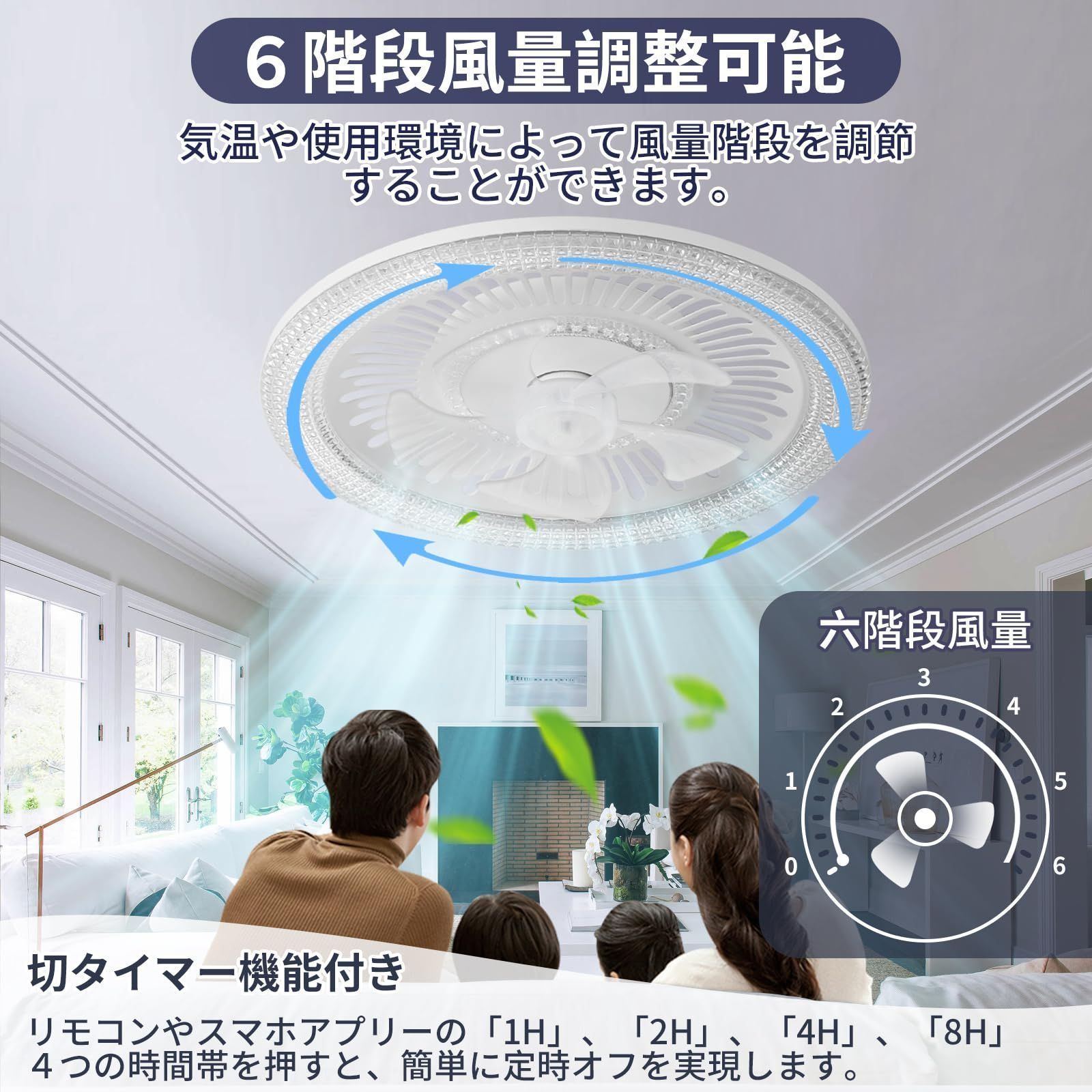 ファン付き照明
