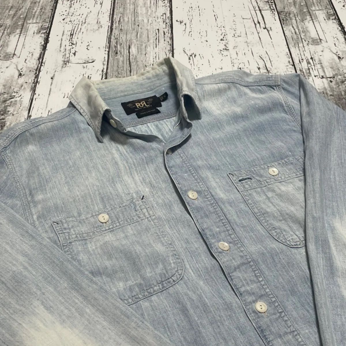 RRL シャンブレーワークシャツ ラルフローレン Ralph Lauren