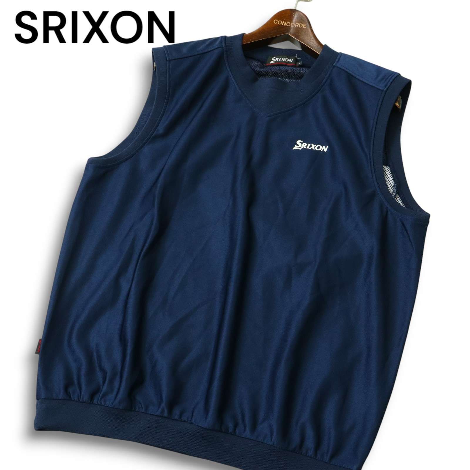 新品未使用 スリクソン メンズベスト サイズ：3L SRIXON スリクソン Vネック ニットベスト 総柄