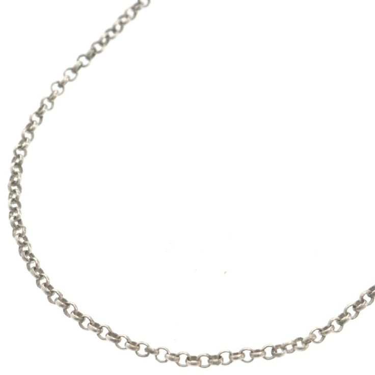 CHROME HEARTS (クロムハーツ) NECKCHAIN R18 ロールチェーン18inch シルバー