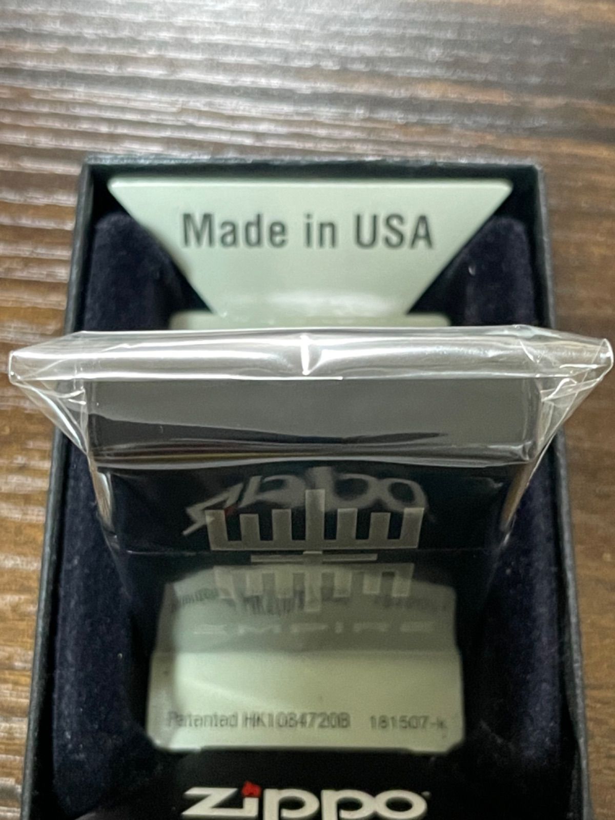 zippo EMPiRE 希少 ゾロ目 NO.222 BLACK 前面加工品 2018年製 