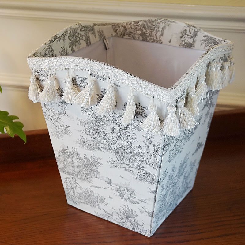 ジェニファーテイラー ダストボックス トワルドジュイ柄 Toile de Jouy