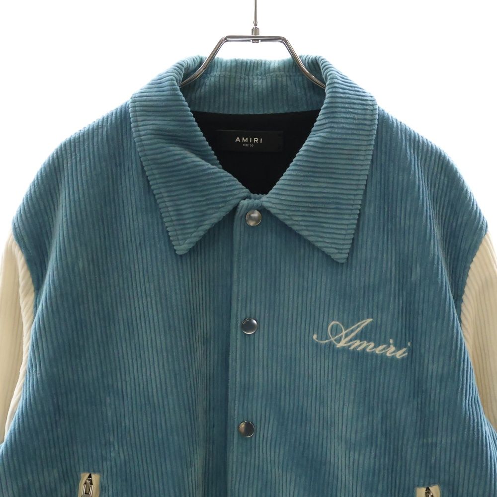 amiri コーデュロイ スタジャン 希少【AMIRI】コーデュロイ Bones Varsity ジャケット (AMIRI