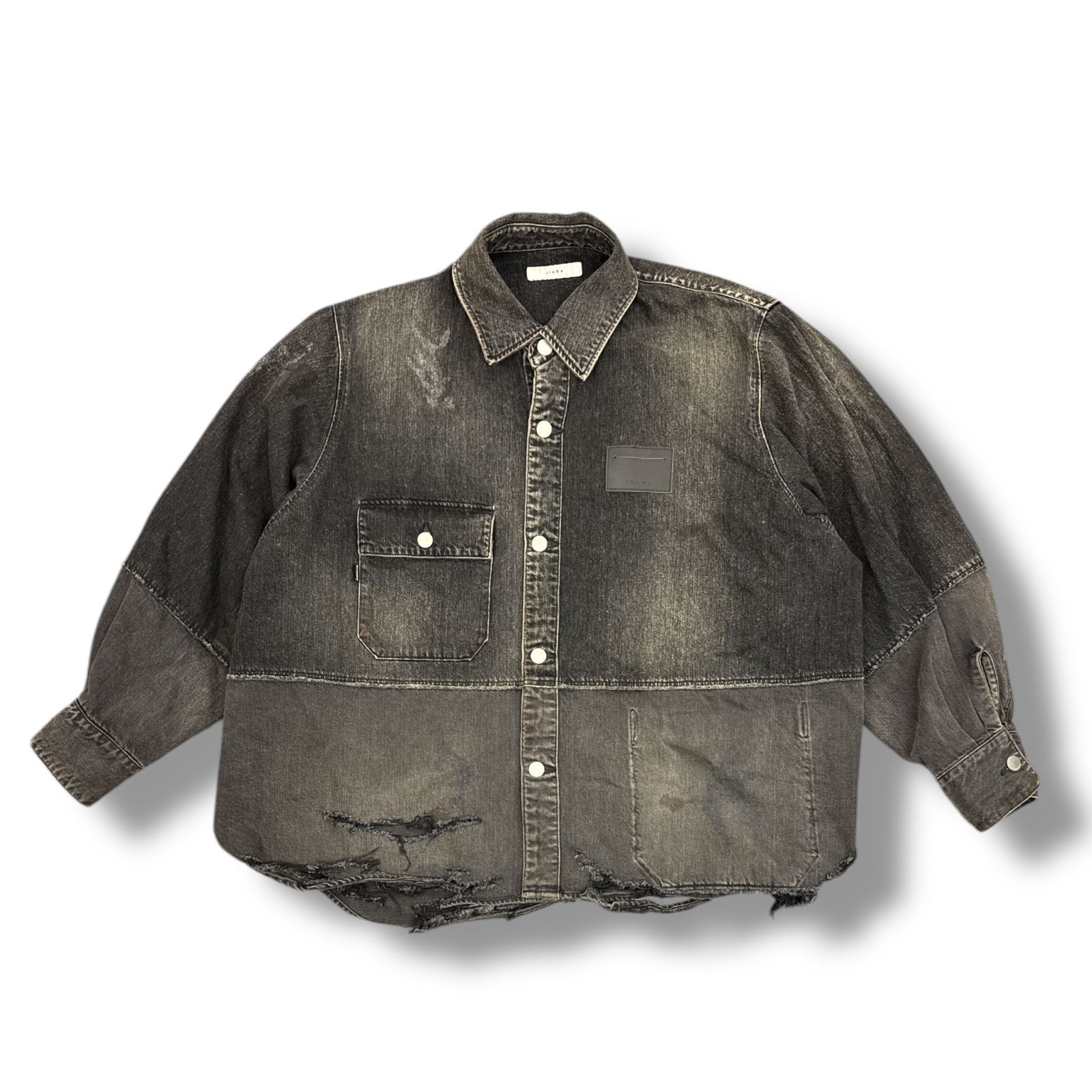 ジャケット・アウター JieDa(2TONE DAMAGE OVER DENIM SHIRT) JieDa(2TONE DAMAGE OVER DENIM SHIRT)