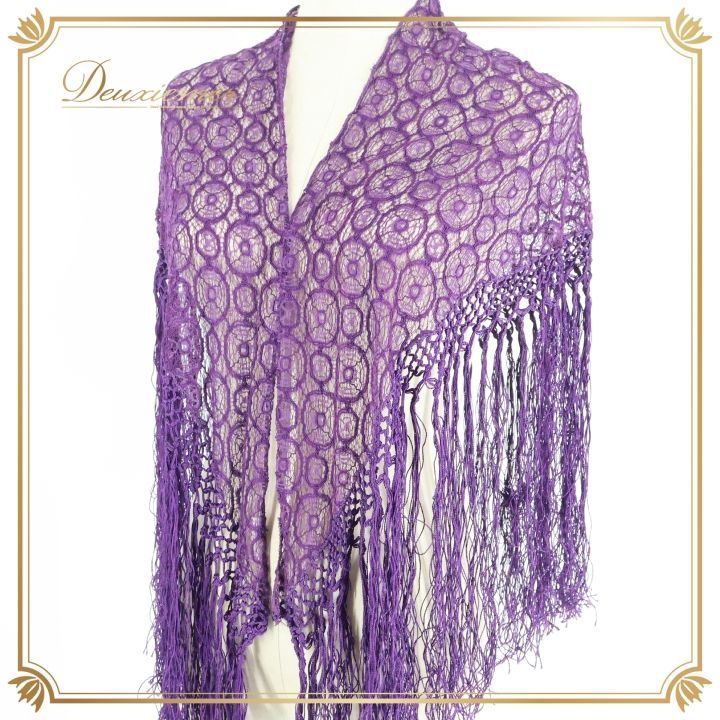 フラメンコ 衣装 シージョ ピキージョ 小物 パープル系 紫